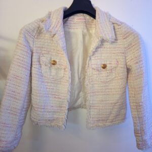 Giacca bianca e rosa Camaieu