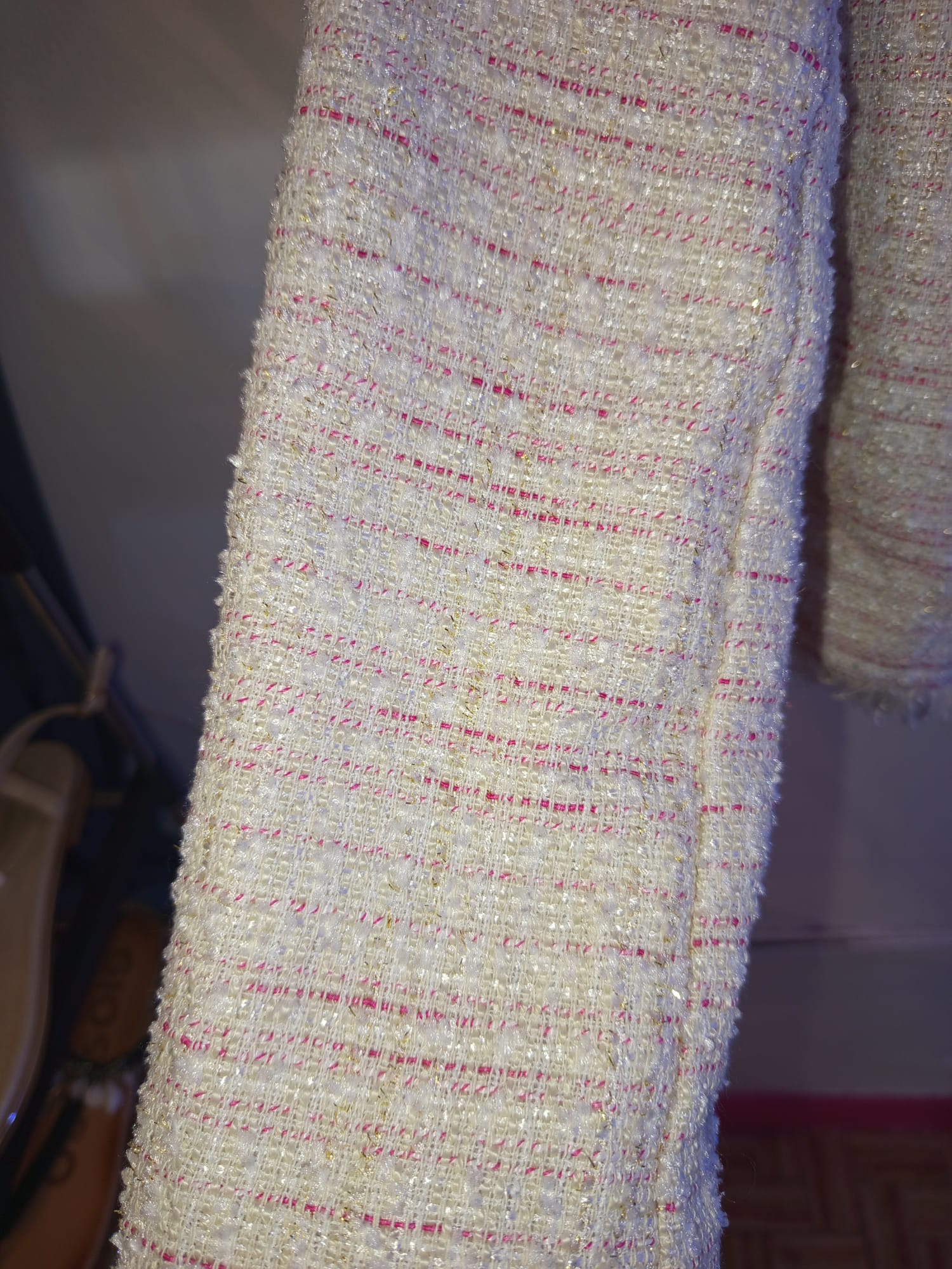 Giacca bianca e rosa Camaieu - immagine 3