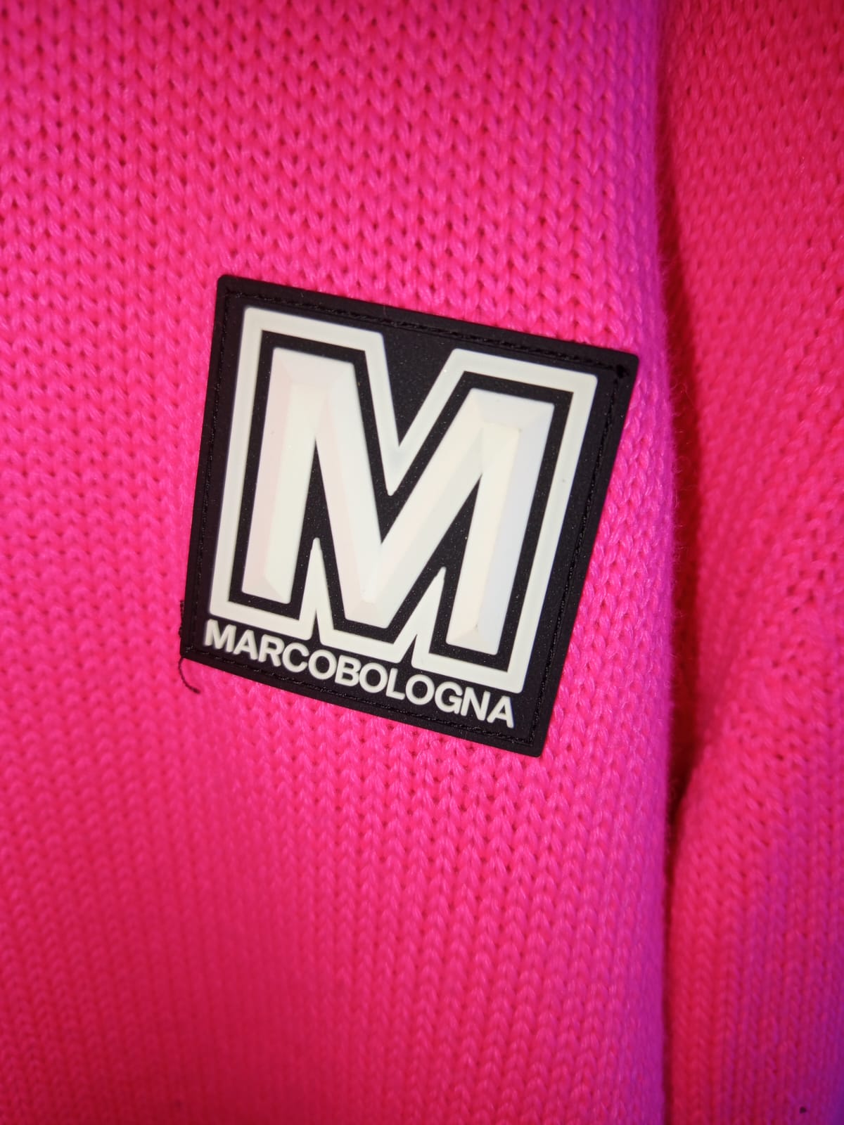 Maglione lungo fucsia Marco Bologna - immagine 6