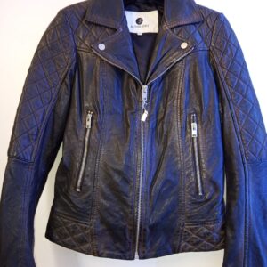 Giubbotto in pelle stile bikers