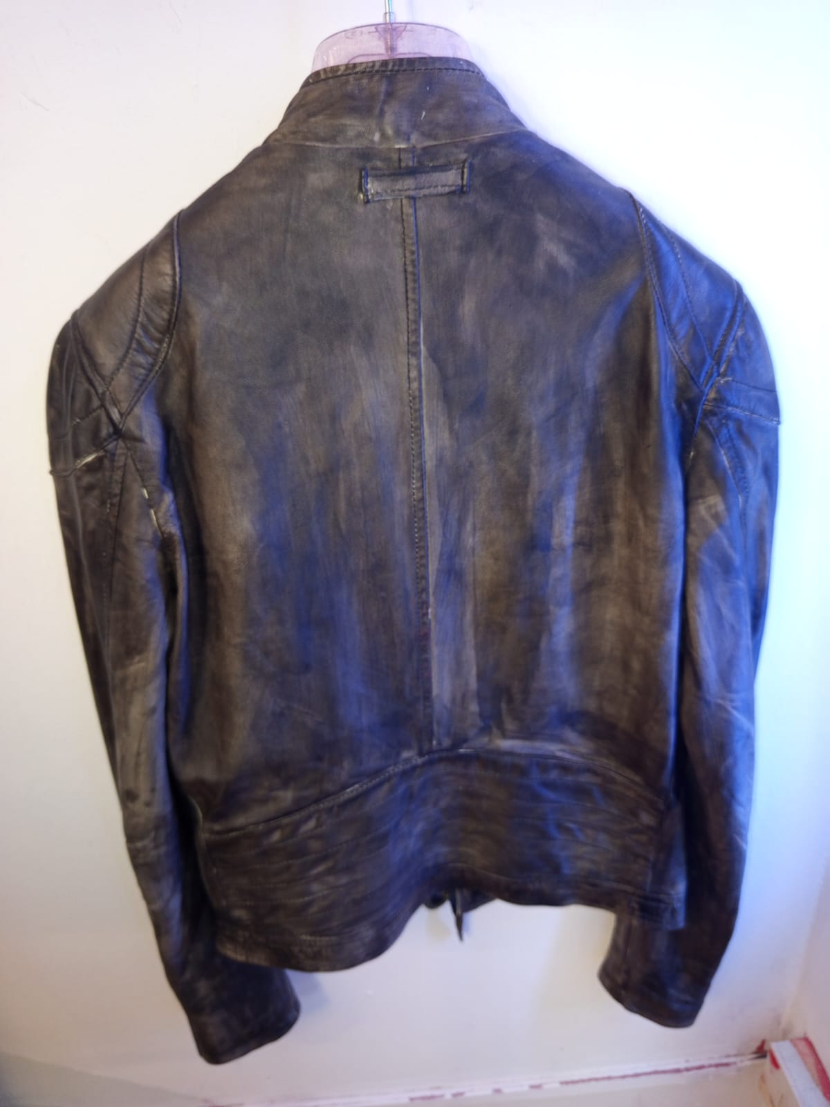 Giubbotto in pelle stile bikers - immagine 2