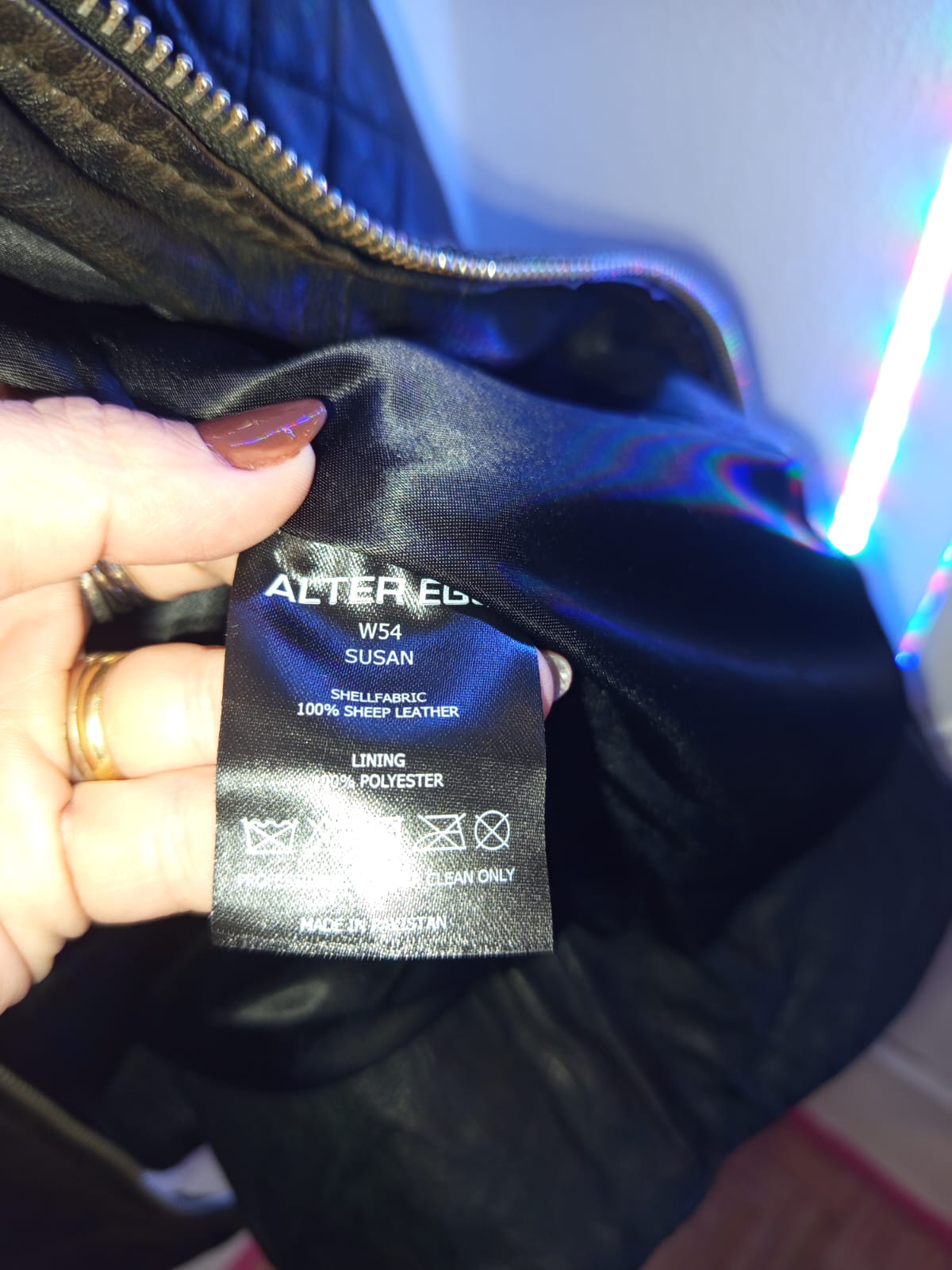 Giubbotto in pelle stile bikers - immagine 5