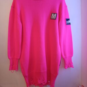 Maglione lungo fucsia Marco Bologna