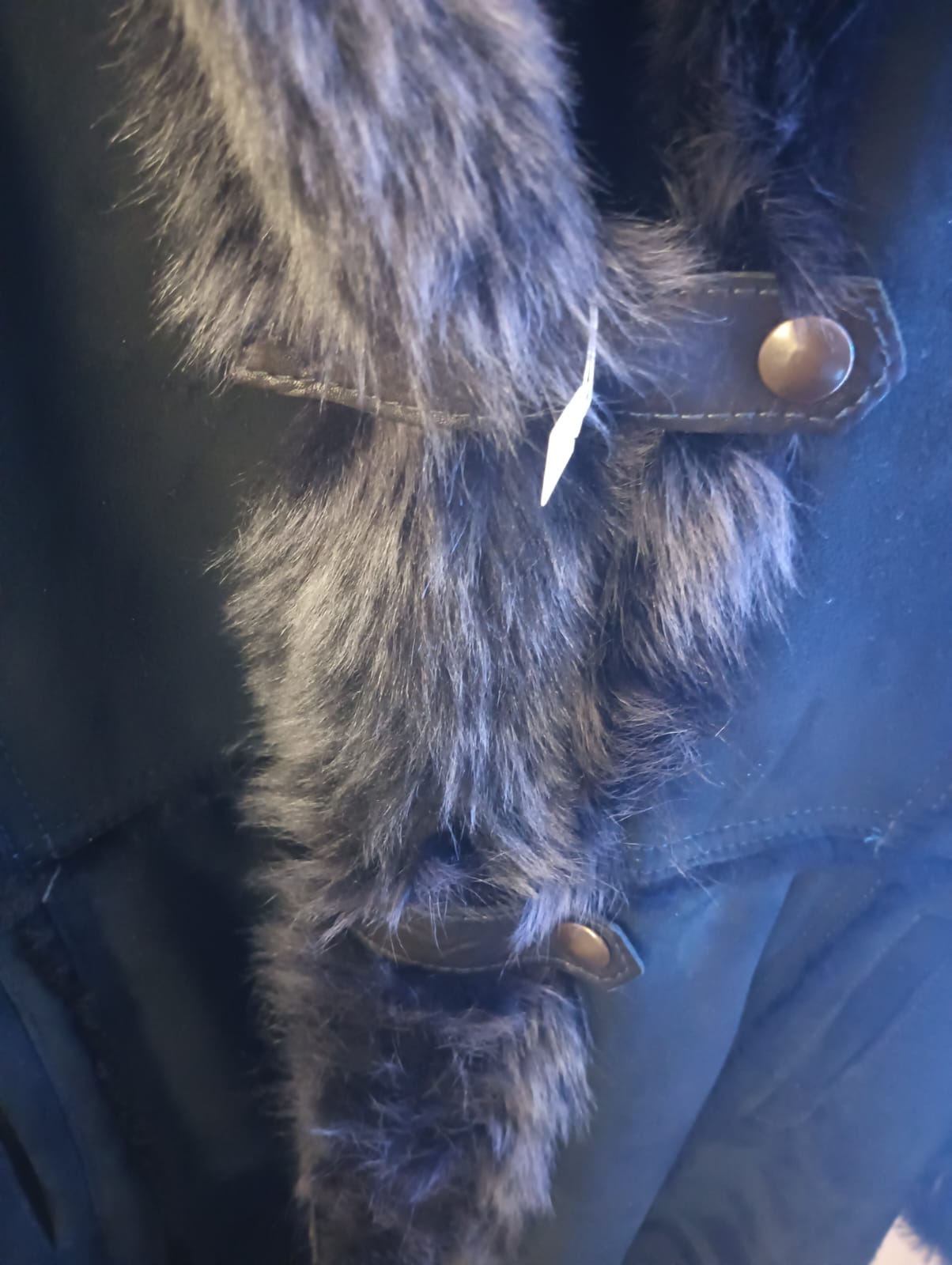 bellissimo schearling nero lungo tg 44 - immagine 8