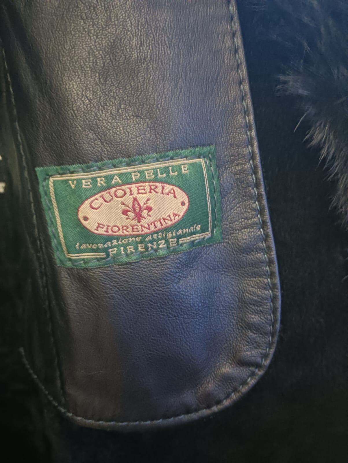 bellissimo schearling nero lungo tg 44 - immagine 6