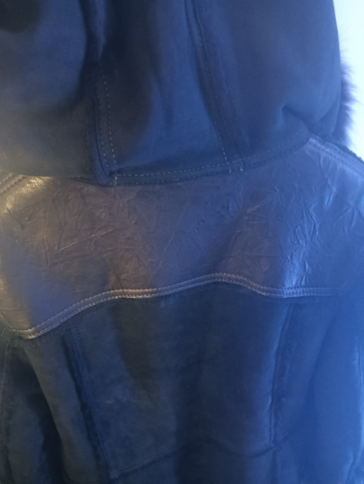 bellissimo schearling nero lungo tg 44 - immagine 5