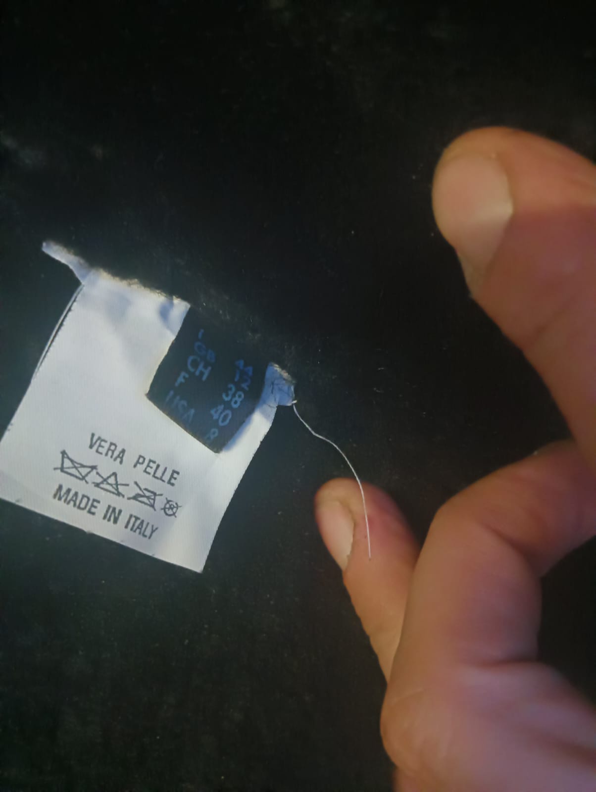 bellissimo schearling nero lungo tg 44 - immagine 4