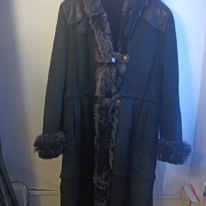 bellissimo schearling nero lungo tg 44