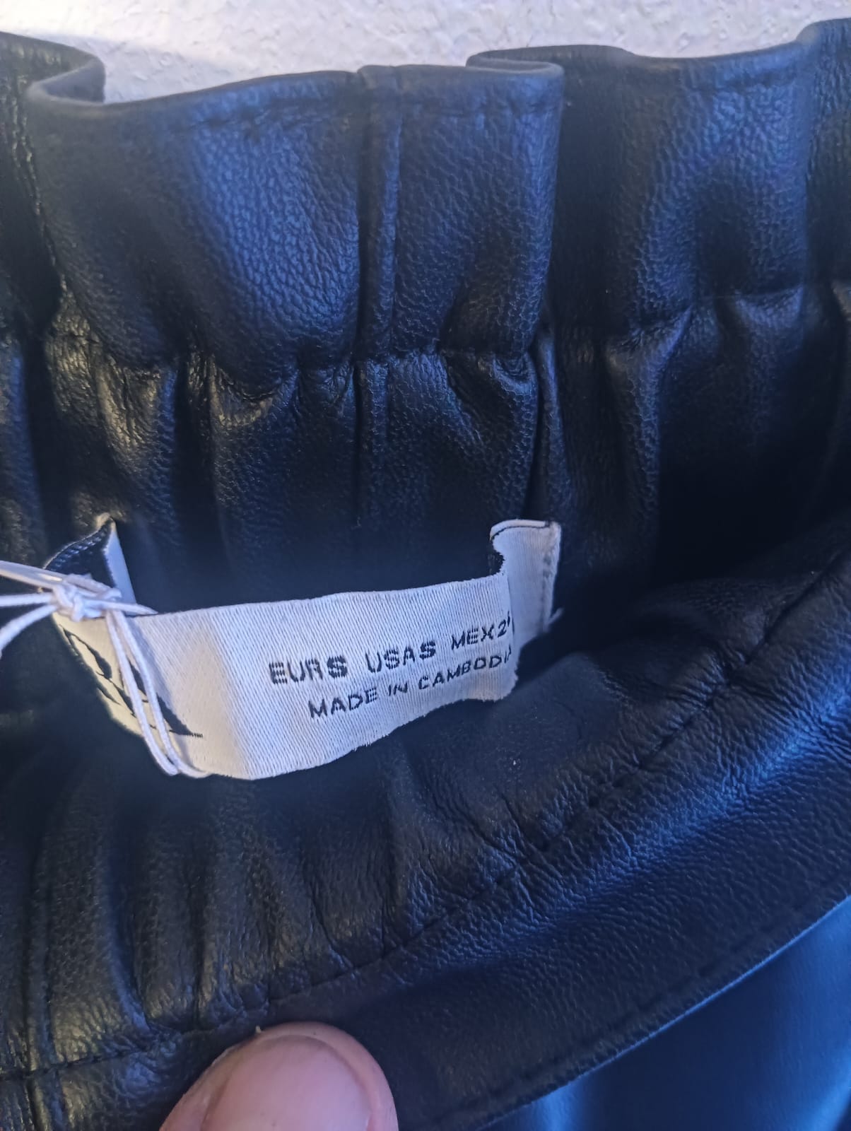 pantalone in simil pelle Zara tg s - immagine 4